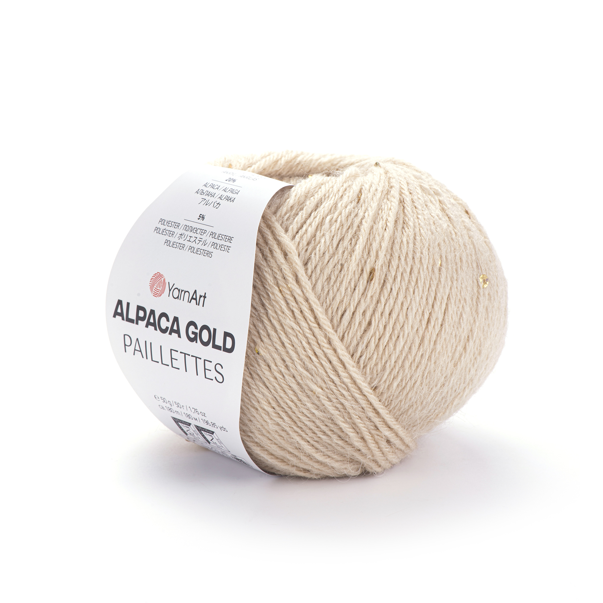 Alpaca Gold Paillettes – 9302